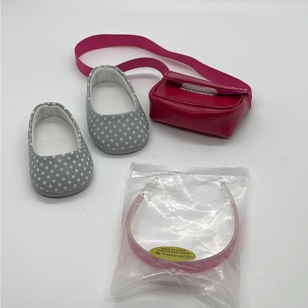 American Girl Doll Souvenir Accessors - in store exclusive, bag, headband, shoes